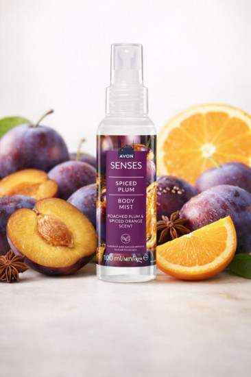 Парфюмированный спрей для тела «Пряная слива»