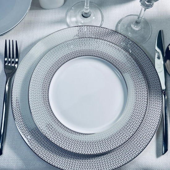 Набор тарелок «Севилья серебро»