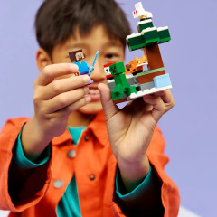 Конструктор Minecraft 21583 Приключения Стива в тайге. Steve's Taiga Adventure - Фото 6