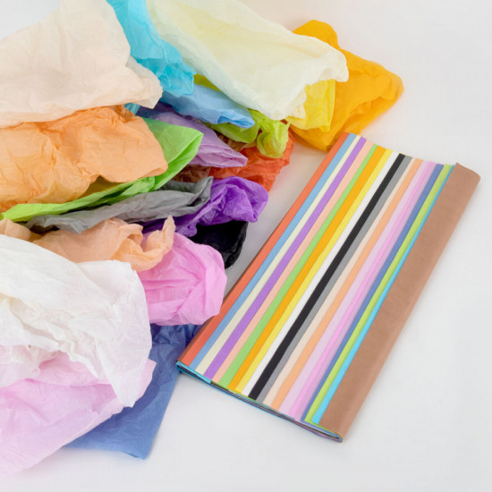 Набор цветной бумаги тишью