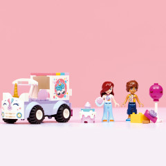Конструктор Friends 42675 Машина-единорог для доставки тортов. Unicorn Cake Delivery Car - Фото 4
