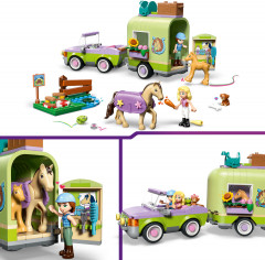 Конструктор Friends 42695 Фургон для лошади и жеребенка. Horse & Baby Foal Trailer - Фото 8