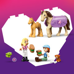 Конструктор Friends 42695 Фургон для лошади и жеребенка. Horse & Baby Foal Trailer - Фото 11