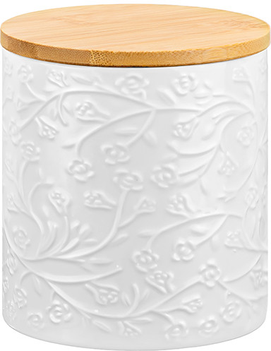 Набор банок для хранения с крышками «Веточки-цветочки»