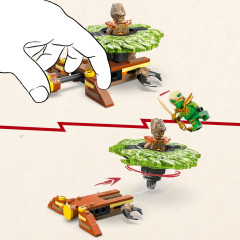 Конструктор Ninjago 71850 Спиннер «Ллойд против чудовища земли». Lloyd vs. Earth Monster Spinner - Фото 7