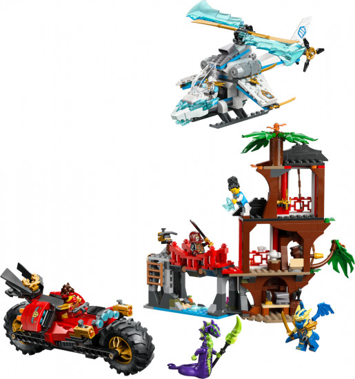 Конструктор LEGO® 71857 Битва техники ниндзя у домика на дереве