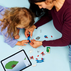 Конструктор Marvel 11206 Человек-Паук на мотоцикле против Носорога. Spidey on his Motorcycle vs. Rhino - Фото 5