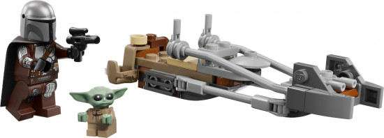 Конструктор LEGO® 75436 Спидер Мандалорца и Грогу