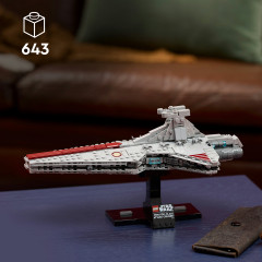 Конструктор Star Wars 75441 Штурмовой крейсер класса «Венатор». Venator-Class Attack Cruiser - Фото 7