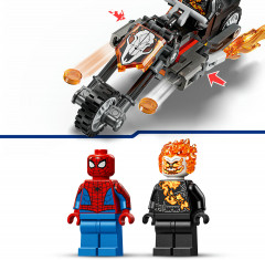 Конструктор Marvel 76335 Человек-паук против Призрачного гонщика на мотоцикле. Spider-Man vs. Ghost Rider Motorcycle - Фото 7