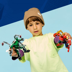 Конструктор Marvel 76338 Битва роботов: Человек-паук против Доктора Осьминога. Mech Battle: Spider-Man vs. Doc Ock - Фото 7