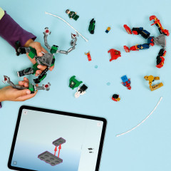 Конструктор Marvel 76338 Битва роботов: Человек-паук против Доктора Осьминога. Mech Battle: Spider-Man vs. Doc Ock - Фото 13