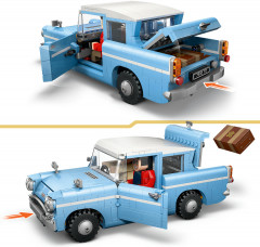 Конструктор Harry Potter 76470 Заколдованный летающий Ford Anglia. Enchanted Flying Ford Anglia - Фото 7