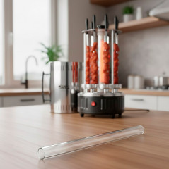 Электрошашлычница на 6 шампуров KB-4008 - Фото 9