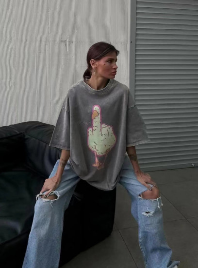 Футболка базовая женская «Гусь-обнимусь»