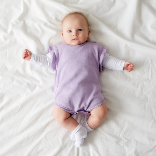 Комбинезон детский вязаный