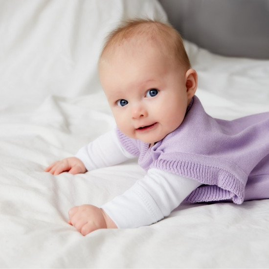 Комбинезон детский вязаный