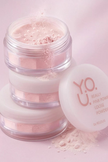 Пудра для лица порошкообразная «Really Pink Power», оттенок 01 Pink New