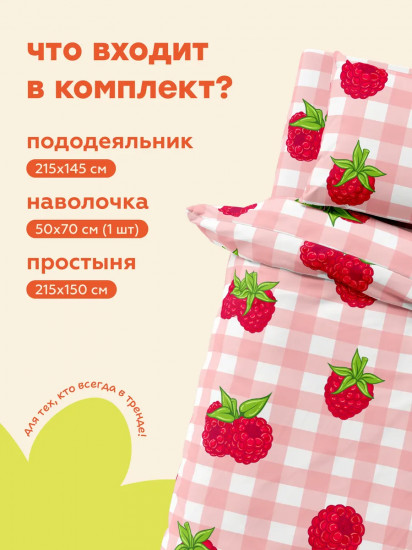 Комплект постельного белья «Малина»