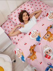 Комплект постельного белья «Cherry Labubu» - Фото 4