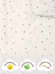 Комплект детского постельного белья «Горошек» - Фото 9