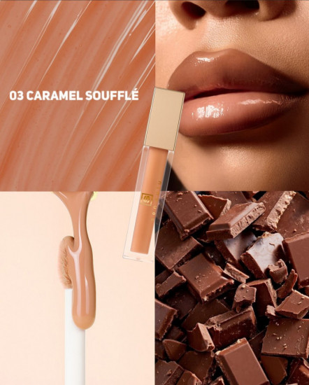 Блеск для губ, тон 03 Caramel Souffle