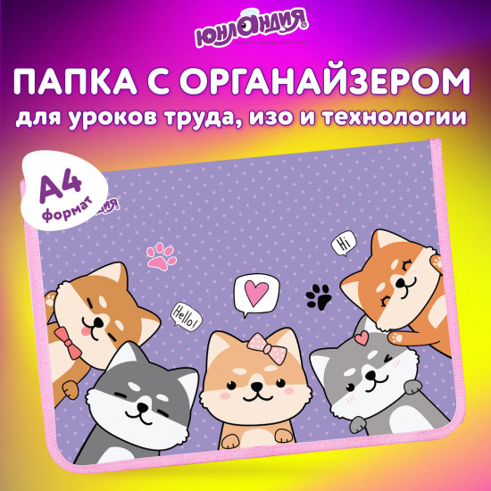 Папка для труда на молнии «Best fellows»