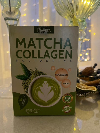 Напиток-матча коллагеновый «Matcha Collagen Naveta»