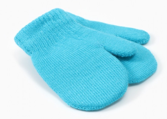 Варежки детские двухслойные