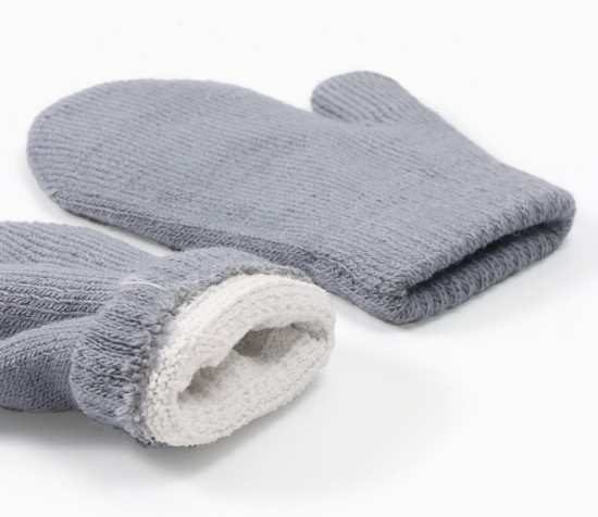 Варежки детские двухслойные