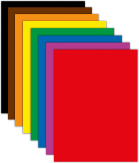 Набор цветной бумаги