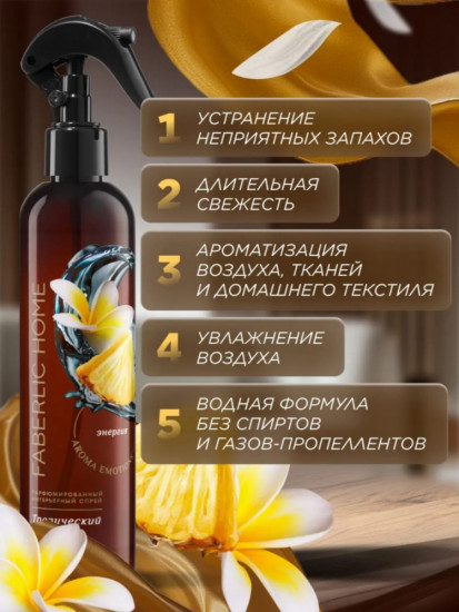 Парфюмированный интерьерный спрей «Тропический бриз»