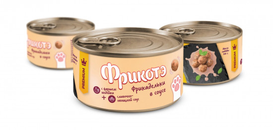 Консервы для кошек «Фрикадельки с фаршем индейки в сливочно-овощном соусе»
