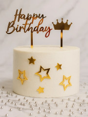 Набор для украшения торта «Happy birthday» - Фото 2