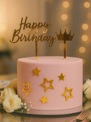 Набор для украшения торта «Happy birthday» - Фото 3