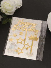 Набор для украшения торта «Happy birthday» - Фото 8