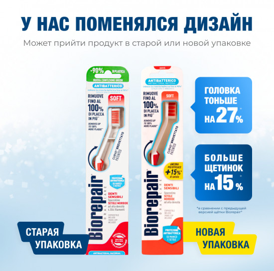 Зубная щетка CURVE Denti Sensibili