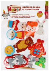 Шнуровка-фигурки «Теремок и Колобок» - Фото 1