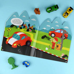 Книжка-картинка для детей «Крутые гонки» - Фото 4