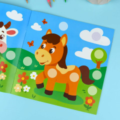 Книжка-картинка с наклейками для детей «Домашние животные» - Фото 2