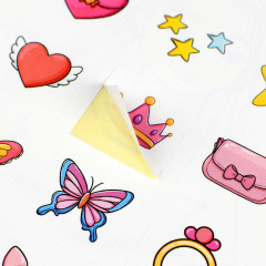 Книжка-раскраска для детей с наклейками «Для девочек» - Фото 7