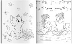 Книжка-раскраска для детей с наклейками «Для девочек» - Фото 9