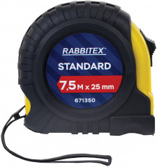 Рулетка измерительная в обрезиненном корпусе с фиксатором «Standard» - Фото 1