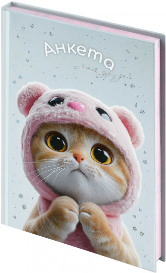 Анкета для друзей «Кот в капюшоне»