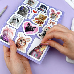 Набор наклеек «Милые котики» - Фото 2