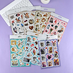 Набор наклеек «Милые котики» - Фото 3