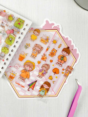 Набор наклеек в блокноте «На прогулке» - Фото 13