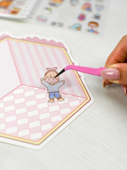 Набор наклеек в блокноте «Рисование» - Фото 14