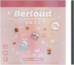 Набор наклеек для ногтей в блокноте «Сказочные облака» - Фото 3