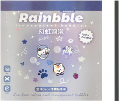 Набор наклеек для ногтей в блокноте «Мыльные пузыри» - Фото 2